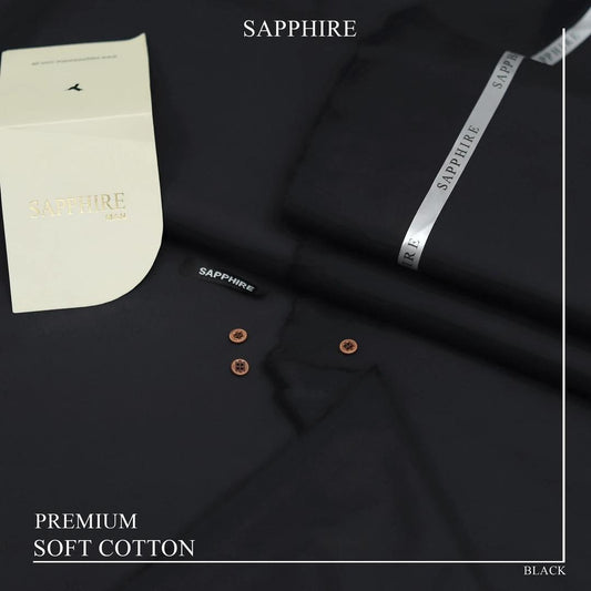Men’s Unstitched Cotton Plain Suit