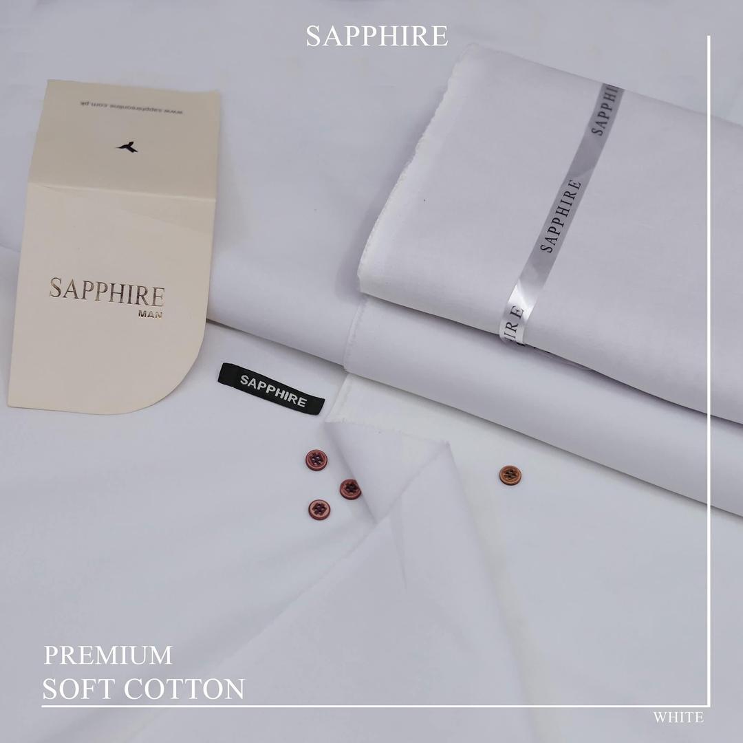 Men’s Unstitched Cotton Plain Suit