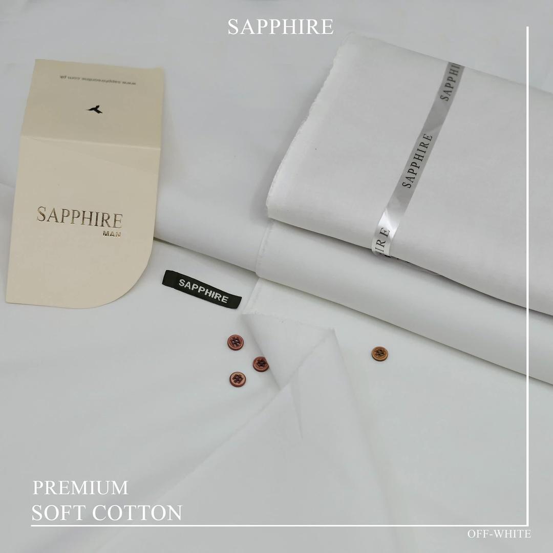 Men’s Unstitched Cotton Plain Suit